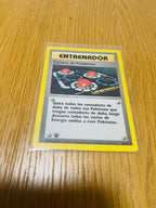 Centro de Pokémon Base Set 1.ª edición española, anverso del ejemplar fotografiado